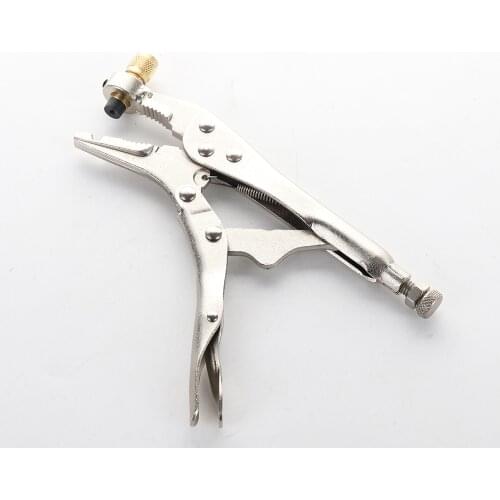 Air Conditioning Refrigerant Recovery Pipe Lock Pliers Welding Hand Tools Copper Pipe Plus Liquid Valve Clamp