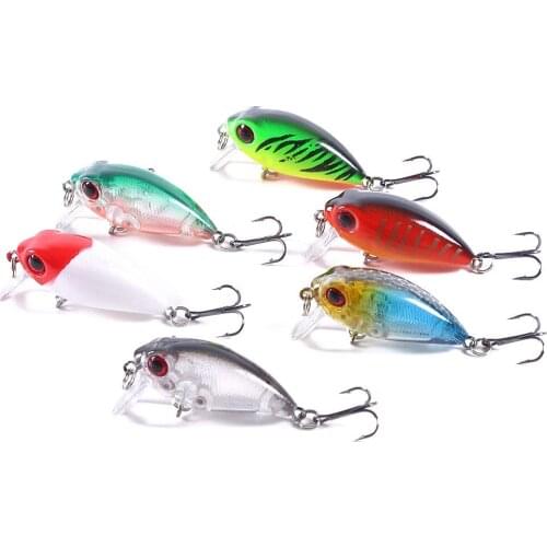 East Rain Suspension Bait Freshwater Saltwater Fishing Lure 4.5cm 3.5g 3pcs SP Crank Artificial Hard Bait Free Shipping