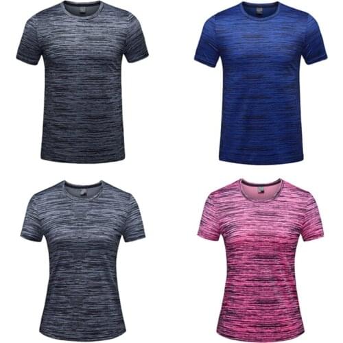 Sports Breathable T-Shirt Fitness Stretch Quick-drying Short-sleeved Compression Tight Fitness Running T-Shirts New