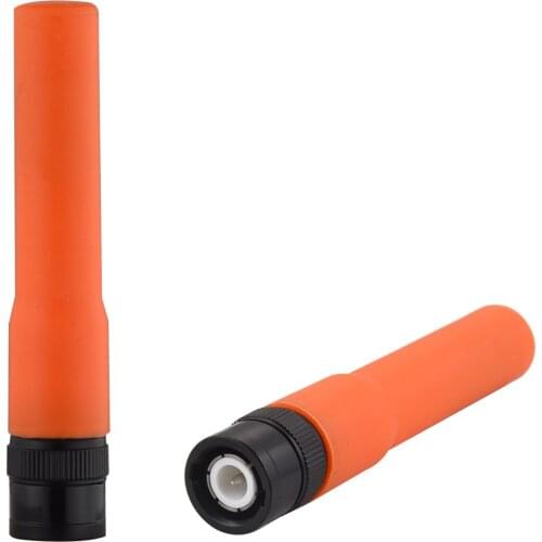 ST-20 BNC Connector Walkie Talkie Short Antenna UHF/VHF 144/430MHz for SF20 Yaesu IC-V82 IC-V80 Two Way Radio