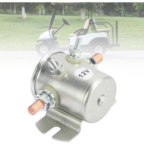 Starter Solenoid Relay Professional Replacement Metal Silver Color Starter Solenoid Switch 1114208 1114218 67-702 for Golf Cart