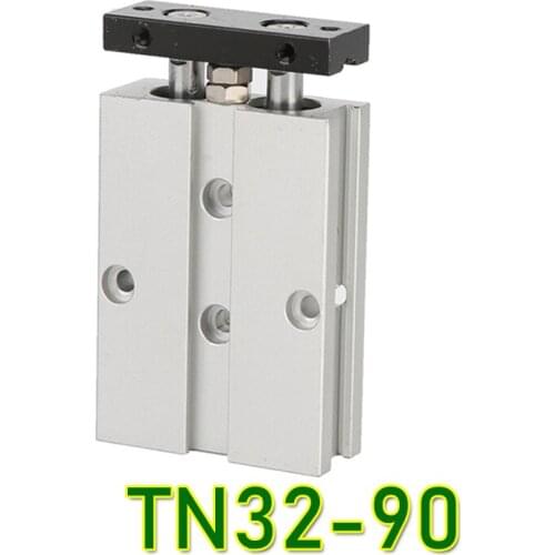 TN32-90 TN(TDA) series guide air cylinder dual rod TN32*90 pneumatic cylinder PT 1/8" TN 32-90 TN 32*90 tn32x90