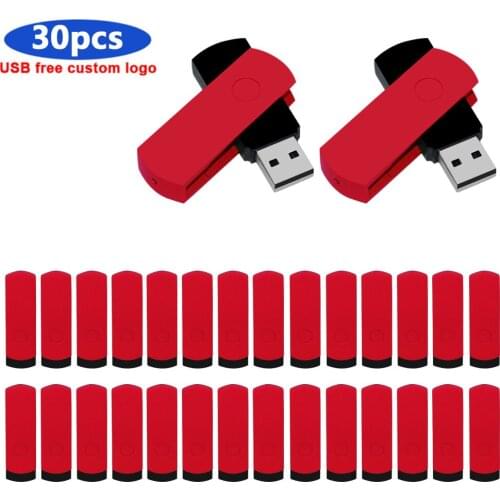 USB Flash Drive 16gb 32gb Pen Drive 64gb 128gb Super Mini Usb Stick Memory Stick Usb 2.0 Metal Pendrive 30pcs Free Custom Logo