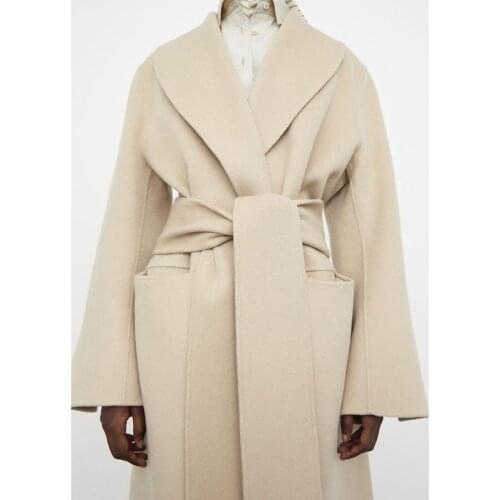 Женские пальто с поясом VNXIFM China At AliExpress