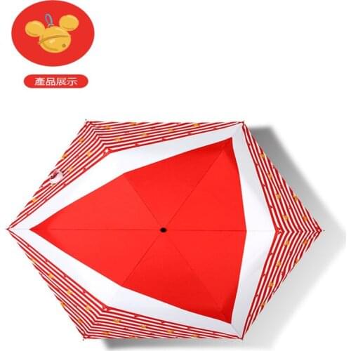 Umbrella rain women Mickey Girls Umbrella Folding Three Fold Umbrella Anti-Ultraviolet Sun Umbrella Women Kids Umbrella Gift