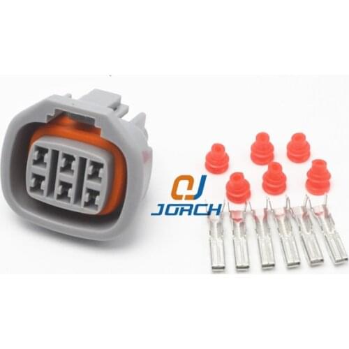 10 sets Sumitomo 6 Pin 1JZ-GTE 2JZ-GTE IAC Accelerator Throttle Pedal Connector For Toyota Suzuki ECU ICM Ignitor 6189-0029