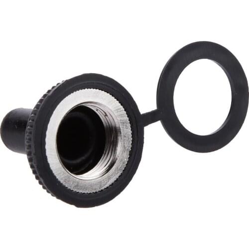 12mm Rocker Toggle Switch Knob Waterproof Boot Rubber Cover Caps Pack of 10pcs