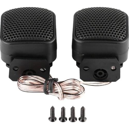 2pcs Car Small Square Speaker Loud Audio Music Tweeter Loudspeaker 500W Dustproof And Fashionable Built-In Screw Hole