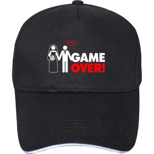 2020 Game Over Logo Cap Baseball Men Brand Man Hip Hop Cap Hats Mens Caps 3D Women Hats Games Mens Hat Style Hats