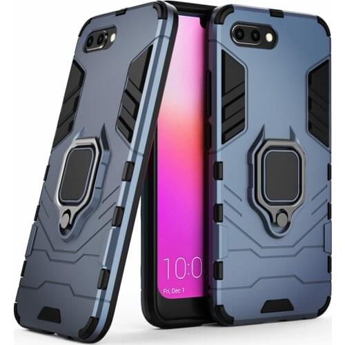 For Huawei Honor 10 Case Honor 10 Cover 5.84 Shockproof Ring Stand Bumper Silicone + PC Phone Cover For Huawei Honor 10 COL L29