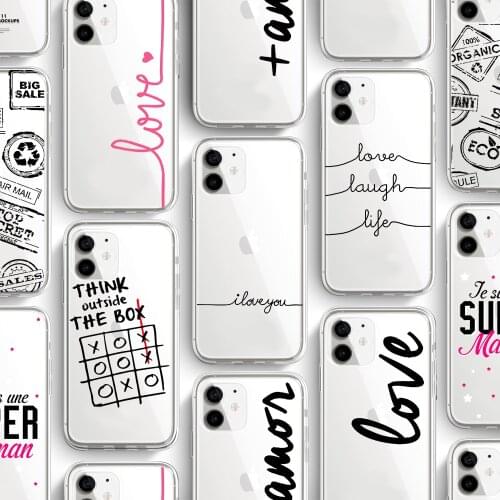 Ciciber Proverb Cute Funda Cases For Iphone 12 Case For iPhone 12 11 Pro XR 7 X XS MAX mini 8 6 6S Plus 5S SE 2020 Silicone Case