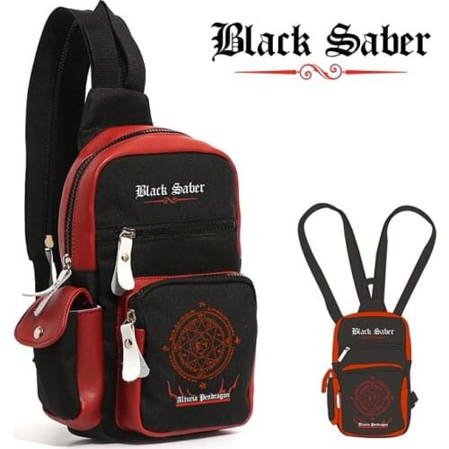FGO Fate Grand Order Saber Cosplay Unisex Student School Oxford Crossbody Messenger Shoulder Chest Bag Travel Daily Fashion Gift