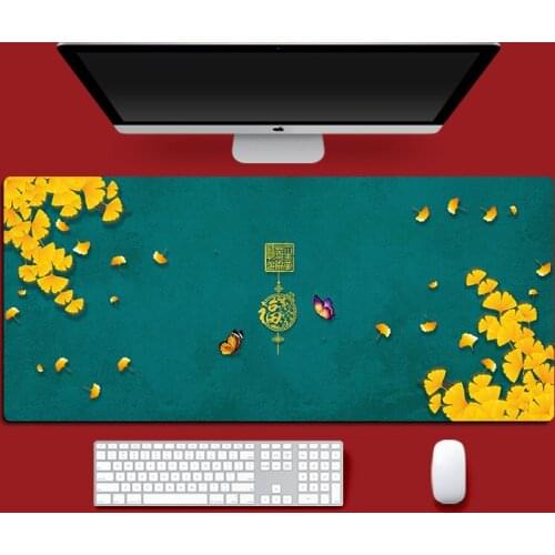 Mouse Pad Chinese Style Mouse Pad Oversized Wristband Office Shortcut Keys Daquan Female Trumpet Cute Custom Gaming Game Pad