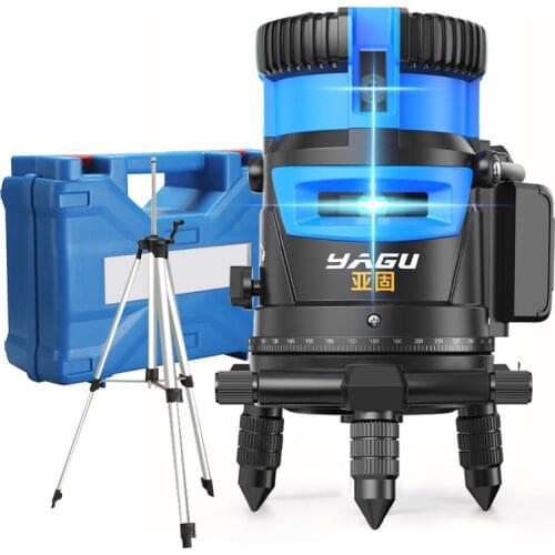 2/3/5 Cross Lines 6 Points Green/Blue Laser Level Self-leveling Horizontal Vertical 360 Degree Adjustment Higher Visibility