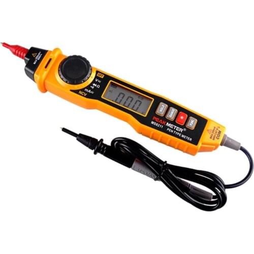 MS8211 LCD Display Professional Pen Type Electric Handheld Tester Meter Digital Multimeter Multimetro Ammeter Multitester