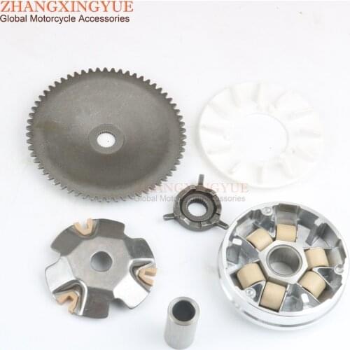 50cc Front Drive Variator Clutch Assembly for PEDA Via A 50cc 4TIMPI GY6 50 4T 139QMB