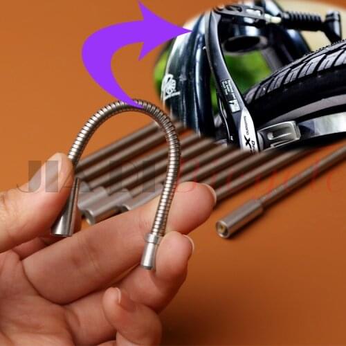 MUQZI MUQZI 10Pcs 2016 New Foldable Bicycle V Brake, Elbow Steel Ultralight Silver Brake Elbow Refit Fitting