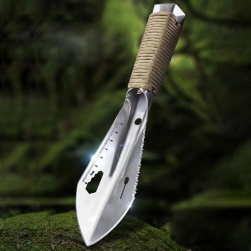 Outdoor Shovel High Toughness Anti-deform Stainless Steel Camping Small Digging Shovel for Camping