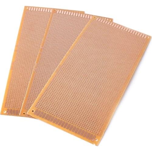 2021 New 3 Pcs One Side Prototype Matrix PCB Printed Circuit Board 22cm x 10cm Z10 Drop ship