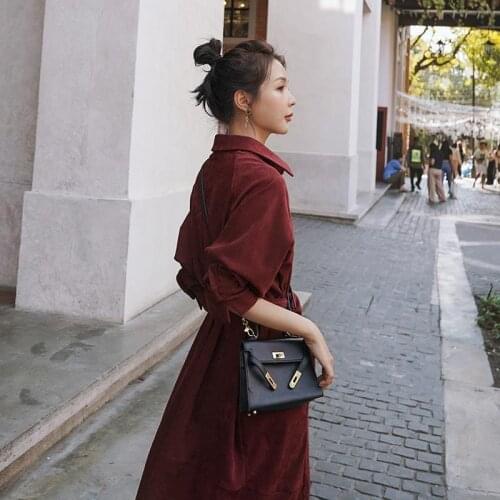 Fy1066 Fad spring autumn winter new women Vogue casual Ladies work wear nice Jacket woman female OL trench coat long coat