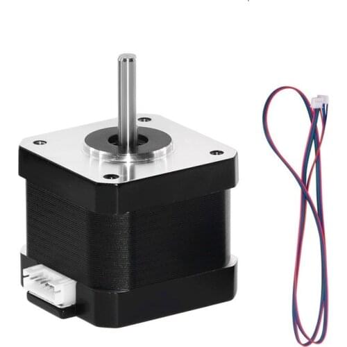 Nema 17 stepper motor bipolar 2A 59Ncm (84oz.in) 48mm body 4 leads w/1m cable and 3D printer connector