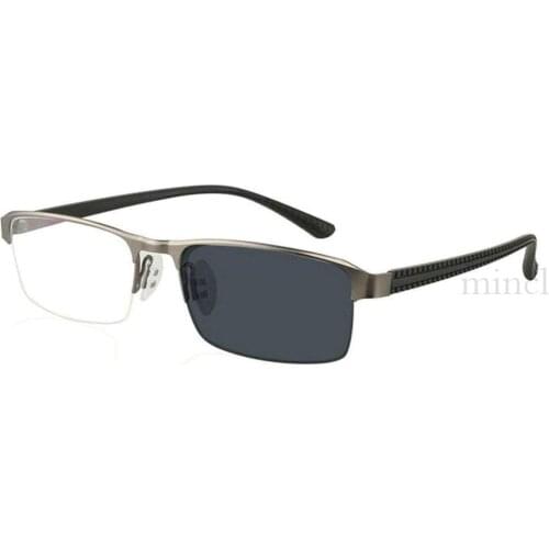 2019 Square Sunglasses Transition Photochromic Reading Glasses for Men Hyperopia Presbyopia with diopters Presbyopia Glasses NX