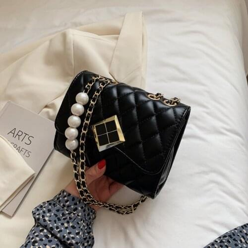 Bags Summer 2021 New Trendy Fashion Rhombus Chain Messenger Bag European and American High-quality Ladies Luxury Shoulder Bag