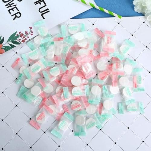 Ultra-Thin Moisturizing Disposable Compression Natural Skin Mask Care Wrapped Masks Face Paper Cotton L3V5