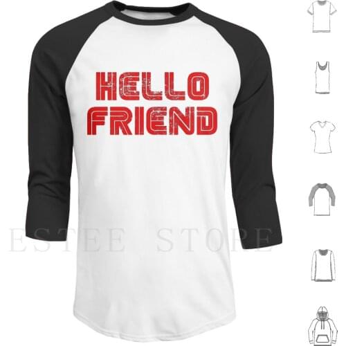 Mr. Robot Hello Friend 2 Distressed Hoodies Hello Friend Mr Robot Elliot Hacker Fsociety