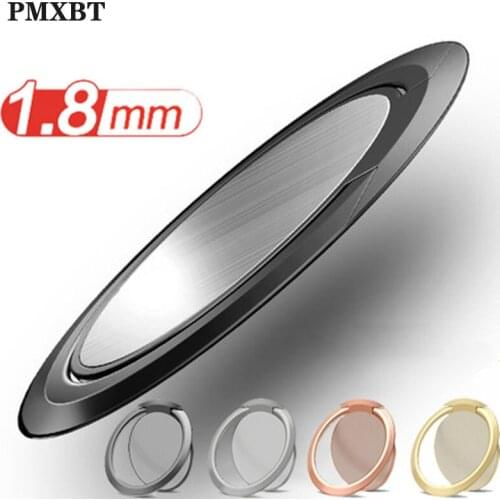 Universal UltraThin Phone Finger Ring 360 Degree Metal Stand For iphone X XS Max 8 7 6 Samsung Galaxy Note 10 Smartphones Holder