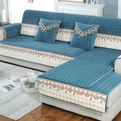 2020 New Winter Warm Soft Covers Anti-dirty Non-slip Sofa Towel Furniture Protectors Removable Multi Size Corner Sofa Towels Dec