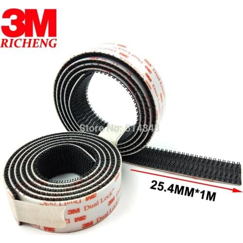 3M SJ3550 Dual Lock Fastener Self Adhesive Tape Type 250,1" x 1m (25.4mm x 1m)