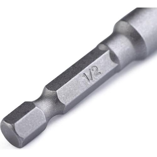 6pcs Hex Shank Wrench Drive Power Extension Drill Bit Socket Adapter Holder Tool