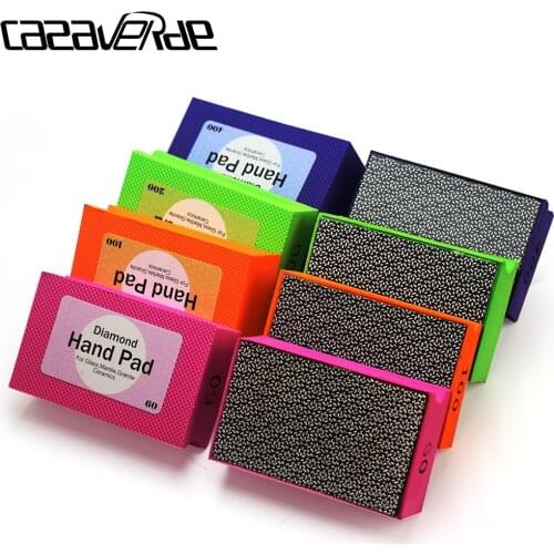 DC-REHPP01 New pattern diamond abrasive hand polishing pads for glass stone and hard alloy material edge polishing