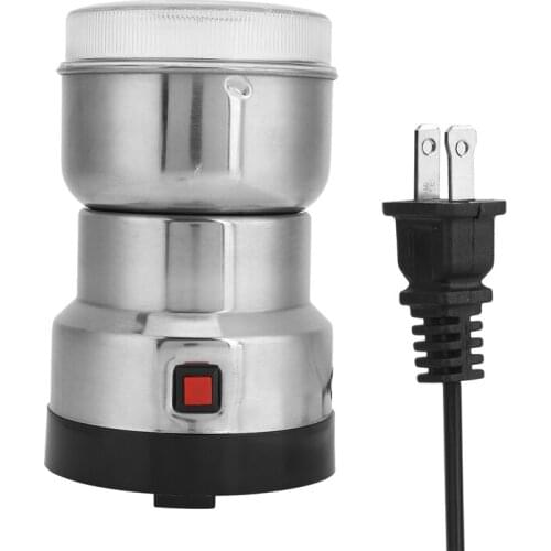 Electric Coffee Grinder Kitchen Cereals Nuts Beans Spices Grain Grinding Machine Multifunctional Grinder Machine US Plug