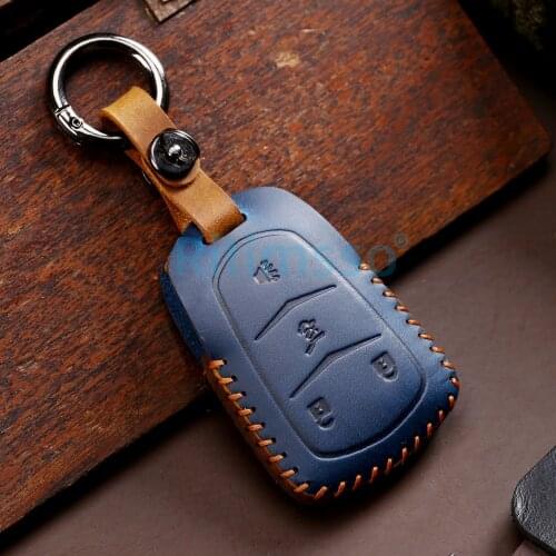 Car Remote Smart Key Cover Fob Case Shell for Cadillac ATS CT6 CTS DTS XT5 Escalade ESV SRX STS XTS ELR 2014 2015 2016 2017 2018
