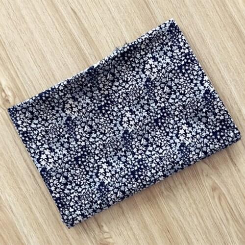 HLQON cotton sateen Small florals fabric for women clothing sewing upholstery tissue wedding dress patchwork DIY