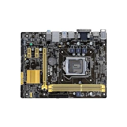 ASUS H81M-A motherboard for LGA 1150 DDR3 16GB USB2.0 USB3.0 I3 I5 I7 22NM CPU H81 desktop motherboard