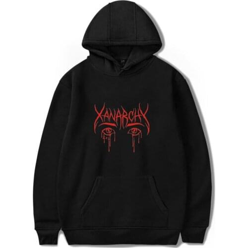 Lil xan Xanarchy Hoodies and Sweatshirts Spring Autumn Hip Hop Mens Hoodie Sweatshirt Pullover Fashion Harajuku Jacket Coat