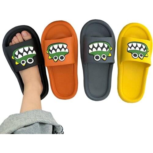 Men Women Thick Platform Slippers Summer Beach Eva Soft Sole Slide Leisure Man Ladies Indoor Bathroom Anti Slip Shoes