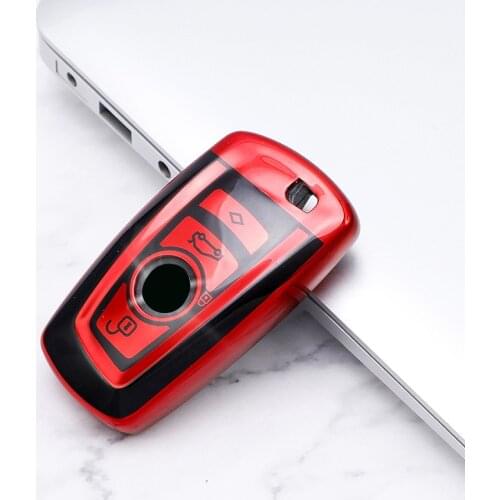 Soft TPU Car Key Cover for BMW 3 5 7 Series CAS4 F F10 F30 F18 E90 E92 E93 118i 320i Li3 X3 X4 M3 Key Holder Shell Car Styling