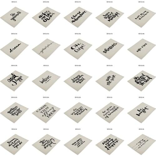 Letter Printing Pattern Pad on The Table Individual Tablecloth Onderzetter Coasters ChildrenS Decorative Placemat Servilletas