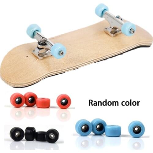 Complete Wooden Fingerboard Skate Board Maple Tuned Nuts DIY Anti-static Foam Grip Tape Kids Novelty Toys With Gifts Tools Box