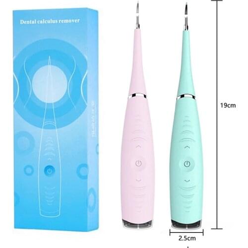 Portable Electric Ultrasonic Sonic Dental Scaler Tooth Calculus Remover Cleaner Tooth Stains Tartar Tool Whiten Teeth Tartar