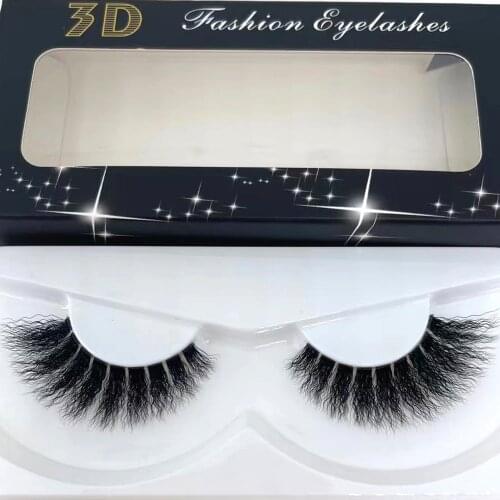 NEW 1pair Mink Lashes 3D Mink Eyelashes Invisible Band Natural Black Mink False Eyelash Full Strip cilios curly Reusable