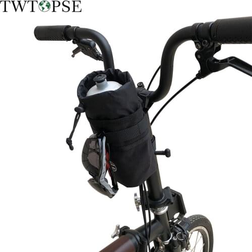 TWTOPSE 85g Bicycle Bike Bag For Brompton 3SIXTY Fnhon Folding Bike British Flag Water Resistant Saddle Cycling Bag Rear Bags