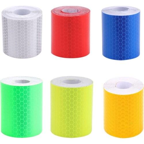 Bike Reflective Strip Stickers Baby Car Bicycle Accessories Road Safety Tape Road Warning Strip-style Decoration Film Safe