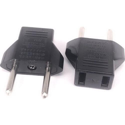 10PC Universal US To EU Plug USA To Euro Europe Travel Wall AC Power Charger Outlet Adapter Converter