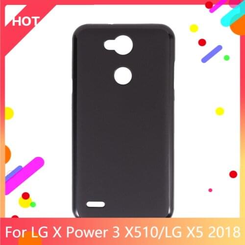 X Power 3 X510 Case Matte Soft Silicone TPU Back Cover For LG X5 2018 Phone Case Slim shockproof