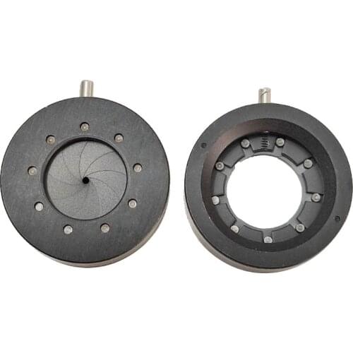 Optical Adjustable Mechanical Iris Diaphragm Manual Dimming Condenser 1 - 10.4mm Manual Aperture 1PC